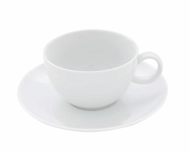 Conjunto de tazas de porcelana blanca Taza de té de 