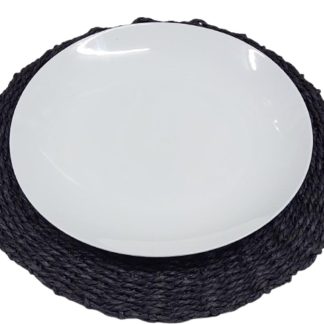 PLATO LLANO 27 CM COUPE PORCELANA BLANCA IMPORT