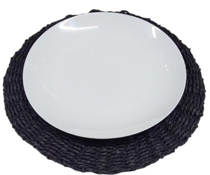 PLATO LLANO 27 CM COUPE PORCELANA BLANCA IMPORT