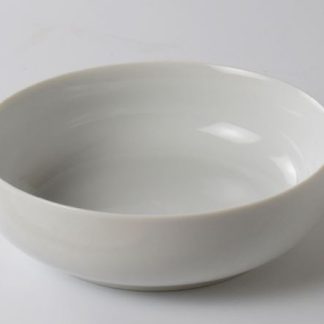 CUENCO BAJO PORCELANA BLANCA 16 X 5 CM