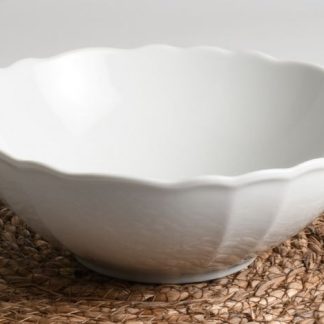 ENSALADERA PORCELANA BLANCA 23 CM X 8 CM